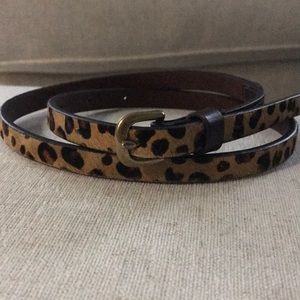Madewell Cheetah/Leopard Belt XS/S
